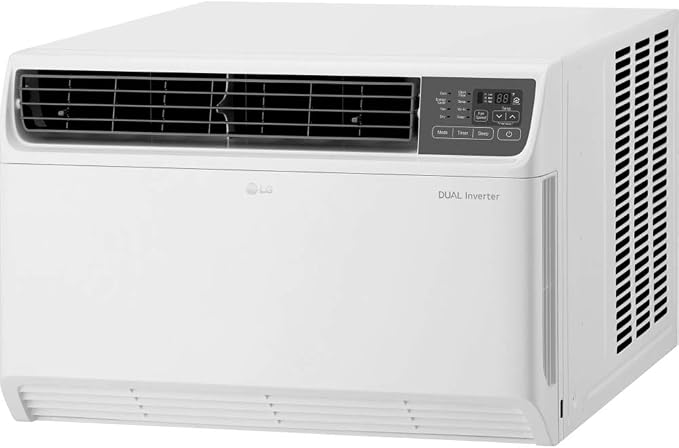 22,000 BTU 230V Dual Inverter Window Air Conditioner with Wi-Fi Control, 22000, White, product image
