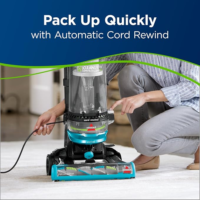 2254 CleanView Swivel Rewind Pet Upright Bagless Vacuum, Automatic Cord Rewind, Swivel Steering, Powerful Pet Hair Pickup