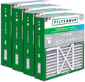 22x24x5 Air Filter MERV 8 Essential Dust & Allergy Defense (4-Pack), Electrostatic Pleated HVAC AC Furnace Filters for