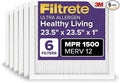 23.5x23.5x1 AC Furnace Air Filter, MERV 12, MPR 1500, CERTIFIED asthma & allergy friendly, product image