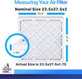 23.5x27.5x2 Air Filter (MERV 8) (4-Pack) Dust & Allergy Control AC Furnace Filters, MADE IN USA, HVAC, Pleated, alternate