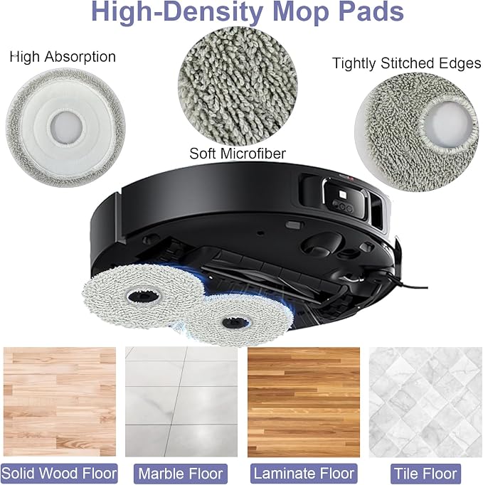 23 Pcs Replacement Parts for L40 Ultra, X40 Ultra, X40 Master, and P10/P50 Pro Ultra Robot Vacuum, 2 Main