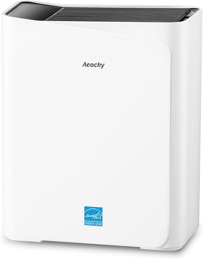 2300 ft2 Air Purifiers with 240 CADR in Turbo Mode, AEOCKY Proprietary YearChange Filter, with Multi-Effect Filter, Washable