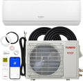 24,000 BTU Ductless Mini Split AC/Heat Pump, 19 SEER2 Inverter, WiFi Smart Control, R32 Refrigerant, 208-230 V Pre-Charged