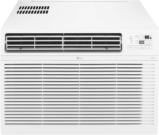 24,500 BTU Smart Window Air Conditioner, 230/208V, Cools Room up to 1560 Sq. Ft. for Bedrooms, Living Room, Apartments, with