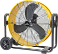 24 Inches 7341 CFM Heavy Duty High Velocity Barrel Floor Drum Fan With DC Brushless Motor,Stepless Speed Adjustment for
