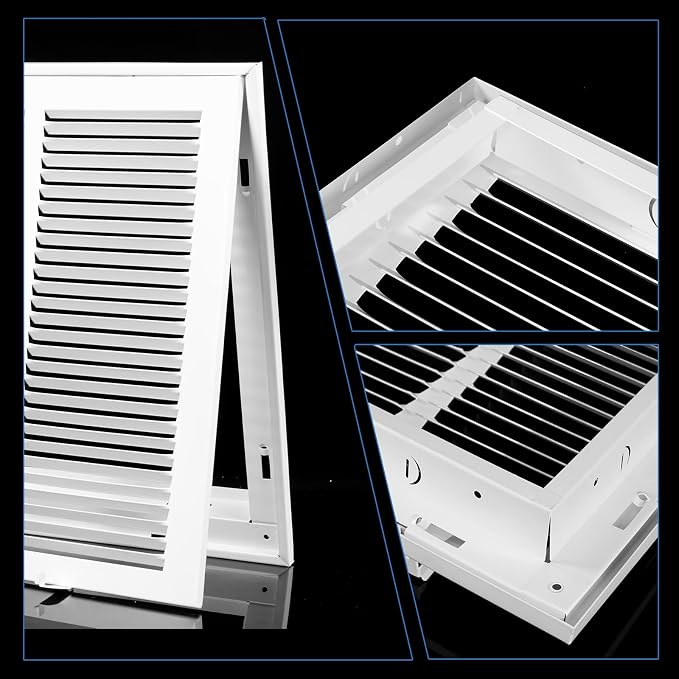 24 x 14 Return Air Grille [Duct Opening Size],Return Air Vent Cover for Wall Or Ceiling,Steel Return Air Filter Grilles