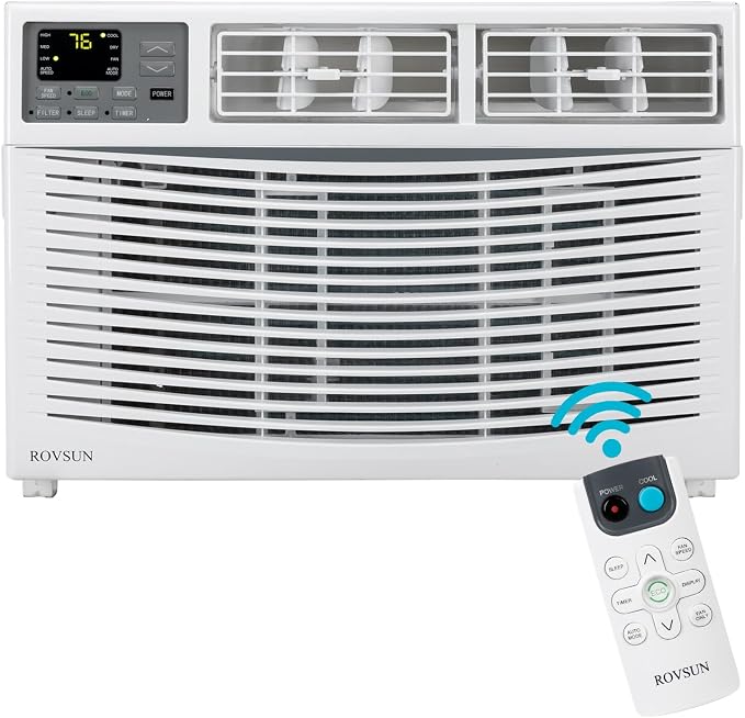 24000 BTU Air Conditioner Window Unit, 3-in-1 Window AC Unit Cooler, Dehumidifier & Fan with Timer, product image