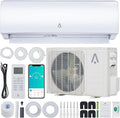 24000 BTU Mini Split AC/Heating System - 21 SEER2 Ultra Efficient Heat Pump with WIFI, 208/230V Wall Mounted Air Conditioner