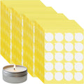 2400PCS Candle Wicks for Candle Making, Candle Wick Stickers, Heat Resistance Double-Sided Stickers with The