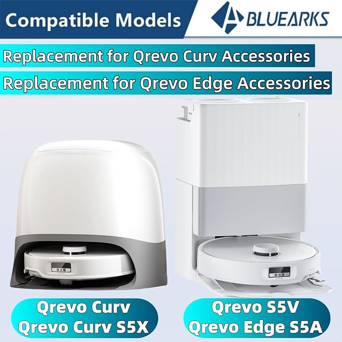 24Pcs Replacement Parts for Qrevo Curv/Curv S5X/Qrevo Edge/Edge S5A/Qrevo S5V Vacuum Cleaner Accessories,1 Main