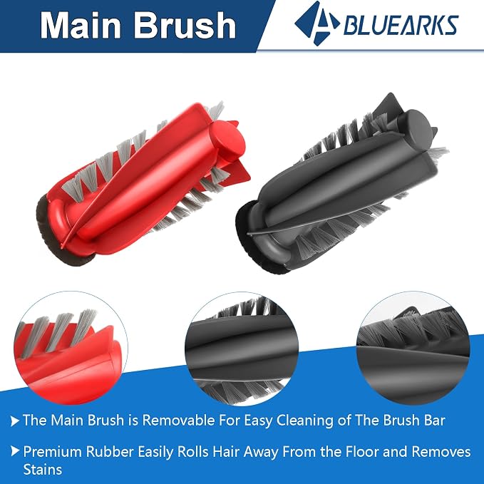 24Pcs Replacement Parts for Qrevo Curv/Curv S5X/Qrevo Edge/Edge S5A/Qrevo S5V Vacuum Cleaner Accessories,1 Main