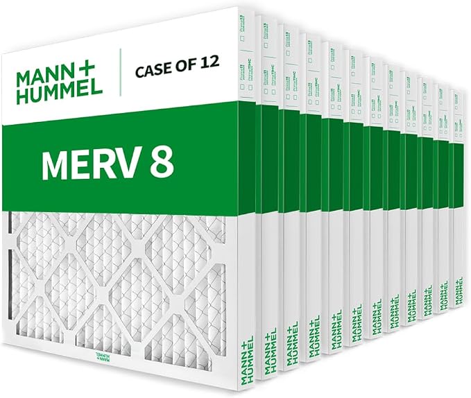 24x24x2 MERV 8 Pleated HVAC AC Furnace Air Filters. Case of 12. (Exact Size: 23.38 x 23.38 x 1.75 Inches), alternate product
