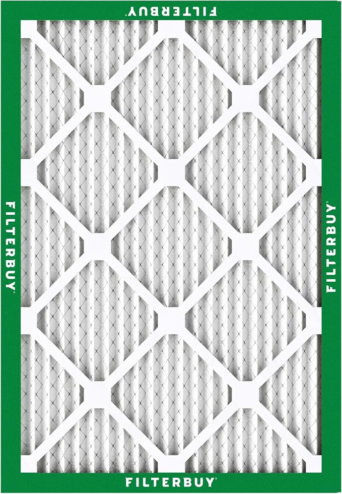 24x25x1 Air Filter MERV 8 Essential Dust & Allergy Defense (12-Pack), Electrostatic Pleated HVAC AC Furnace, alternate view 9