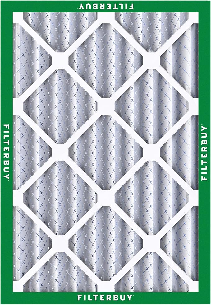24x25x4 Air Filter MERV 8 Essential Dust & Allergy Defense (3-Pack), Electrostatic Pleated HVAC AC Furnace, alternate view 9