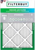 24x30x1 Air Filter MERV 8 Essential Dust & Allergy Defense (1-Pack), Electrostatic Pleated HVAC AC Furnace