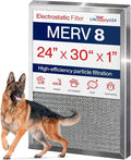 24x30x1 Electrostatic Air Filter, MERV 8, Washable, Reusable Furnace AC/HVAC Filter, Energy Saving, Easy to Clean, product