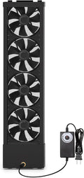 25.6-27.6 Inch Vertical Window Exhaust Fan for Sliding Windows – Securely Fit Top and Bottom Frame Tool-Free Setup with