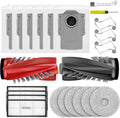 25 PCS Saros 10R Accessories Kit Compatible with Saros 10R / Saros 20 Robot Vacuum,6 Activated Carbon Dust Bags,1