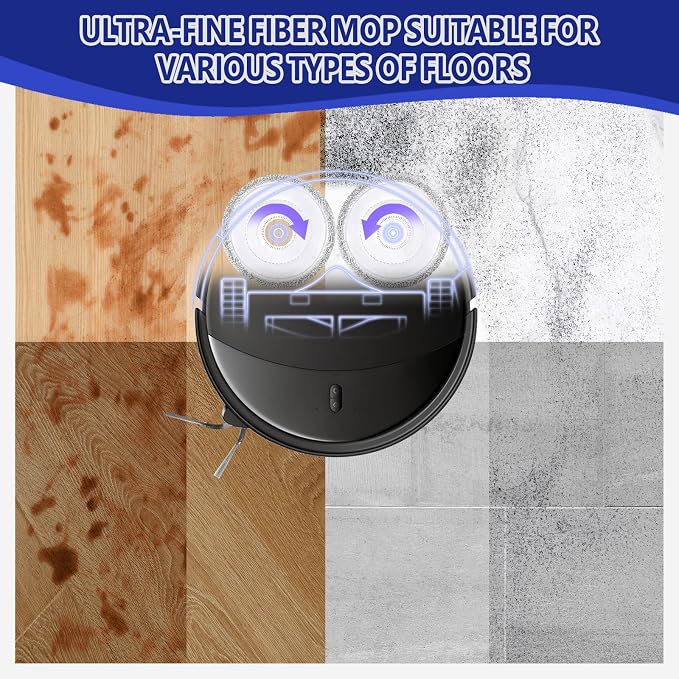 25 PCS Saros 10R Accessories Kit Compatible with Saros 10R / Saros 20 Robot Vacuum,6 Activated Carbon Dust Bags,1