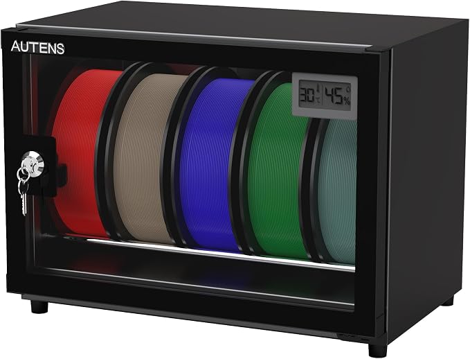 25L 3D Printer Filament Dehumidifier Storage Cabinet Box, Holds 5 Rolls with Humidity Control for Filament Storage, alternate