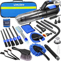 25PCS Car Cleaning Kit, Car Detailing Kit Interior with High Power Handheld Vacuum Cleaner, Windshield Cleaner, Cleaning Gel