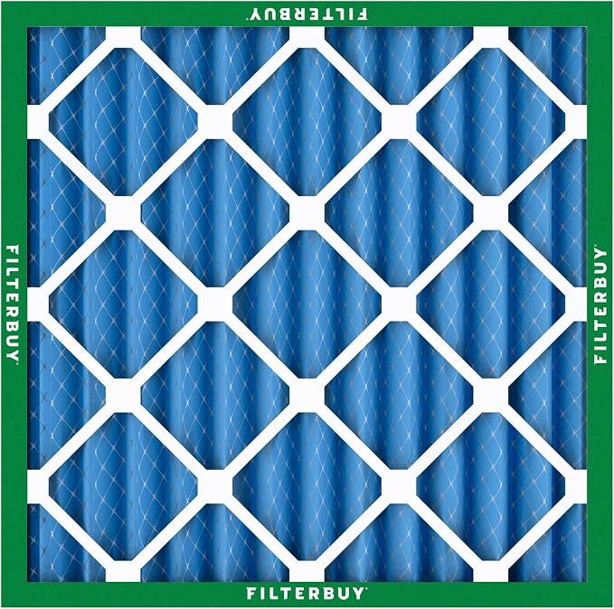 25x25x2 Air Filter MERV 13 Optimal Smoke & Allergy Defense (6-Pack), Electrostatic Pleated HVAC AC Furnace, alternate view 9
