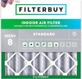 25x25x4 Air Filter MERV 8 Essential Dust & Allergy Defense (1-Pack), Electrostatic Pleated HVAC AC Furnace