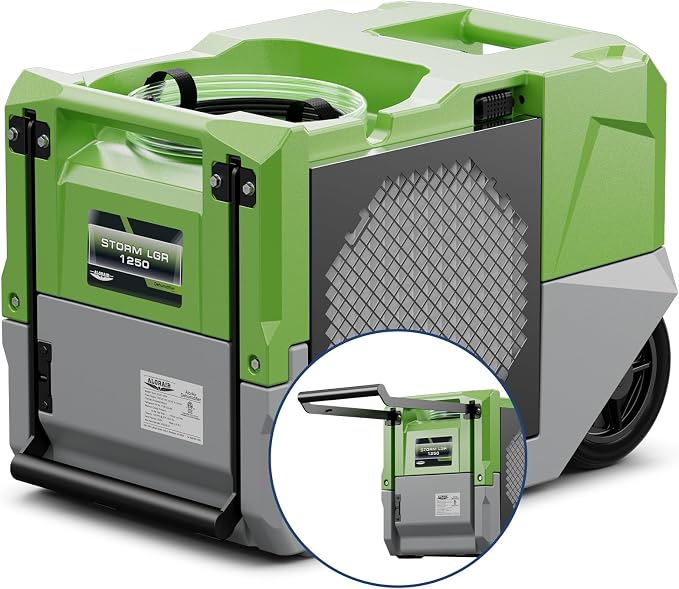 264 PPD LGR Commercial Dehumidifier with Pump, Up to 3,000 Sq.Ft Industrial Dehumidifier, Portable, for Water Damage