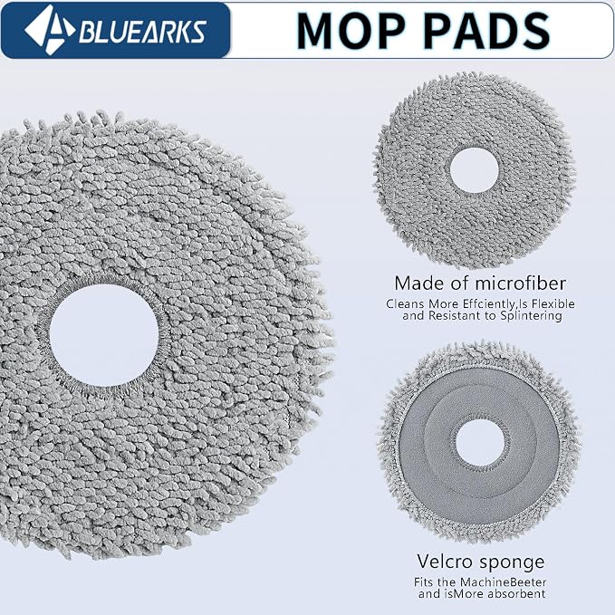 26Pcs Replacement Parts for Qrevo【Not for Qrevo S/Qrevo Pro/Qrevo Plus】Qrevo Vacuum Cleaner Accessories Kit,2 Main