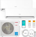 27,000 BTU Dual Zones Mini Split AC/Heating System, R454B, Ductless Multi Zones Inverter Mini Split Air Conditioner with Heat