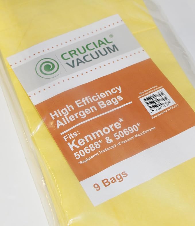 27 Replacement Vacuum Bags Compatible With Part # 20-5068, 20-50681, 20-50688, 20-50690, 5069, 50590, SC-PU110