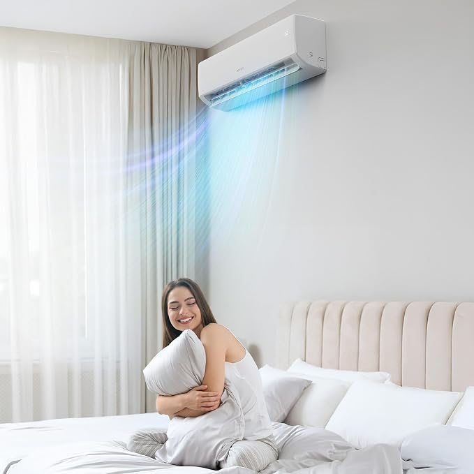 28000 BTU Tri Zone WIFI Mini Split AC/Heating System, 20 SEER2 3 Zone (9K/9K/9K) BTU Ductless Split Air Conditioner with