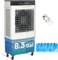 2800CFM Swamp Cooler, 8.3 Gal 3-in-1 Portable Evaporative Air Cooler with Remote, 120° Oscillation, 3 Speeds, 12H Timer, 6