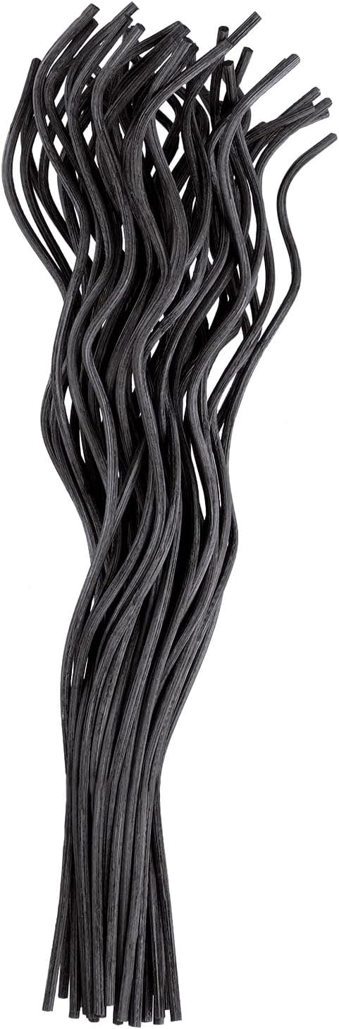 28CM/11Inch Rattan Reed Diffuser Sticks, 50 Pcs Rattan Wavy Refill Stick Aroma Fragrance Replacement for Home Hotel Office