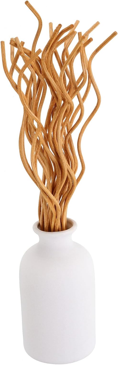 28CM/11Inch Rattan Reed Diffuser Sticks, 50 Pcs Rattan Wavy Refill Sticks Aroma Fragrance Replacement for Home Hotel Office