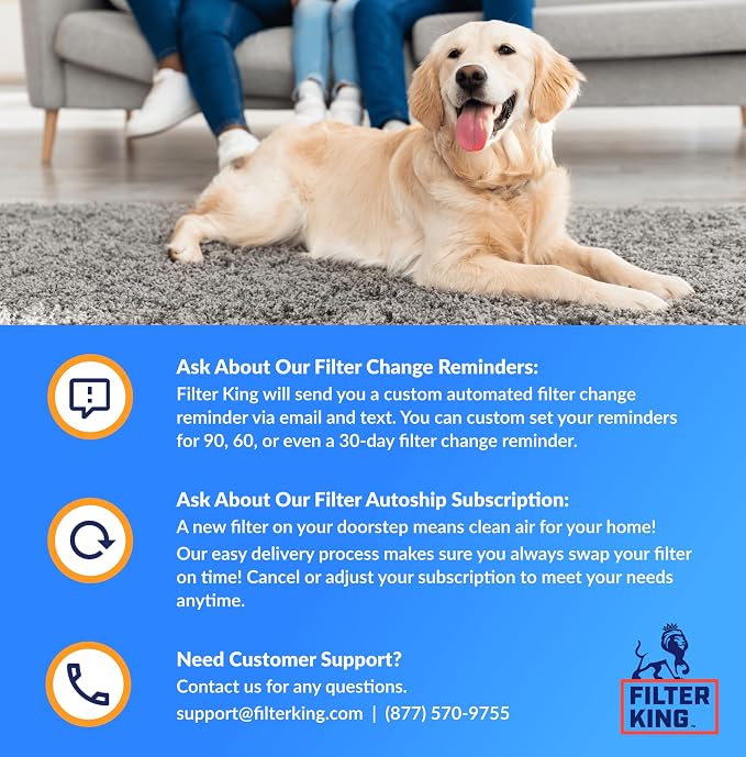 28x30x1 Air Filter (MERV 8) (12-Pack) Dust & Allergy Control AC Furnace Filters, MADE IN USA, HVAC, Pleated, alternate
