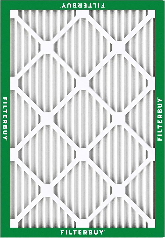 28x30x1 Air Filter MERV 8 Essential Dust & Allergy Defense (2-Pack), Electrostatic Pleated HVAC AC Furnace Filters