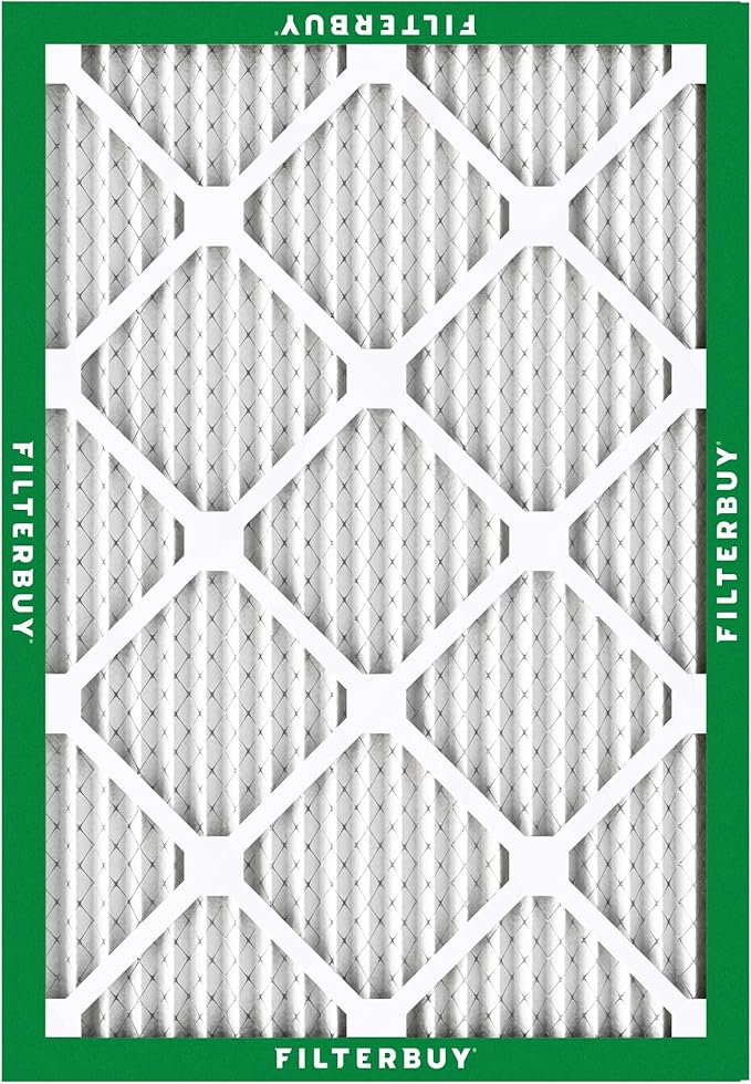 28x30x1 Air Filter MERV 8 Essential Dust & Allergy Defense (2-Pack), Electrostatic Pleated HVAC AC Furnace Filters