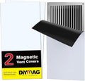 2Pack Strong Magnetic Vent Covers, Magnets for Home Floor Standard Air Register, 8" x 15.5" Magnetics for Floors Wall and