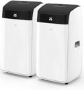 2PCS 14000 BTU Portable Air Conditioner, Cools Up to 750 Sq.ft, 3-in-1 Quiet AC Unit with Cooling Dehumidifier Fan, Remote