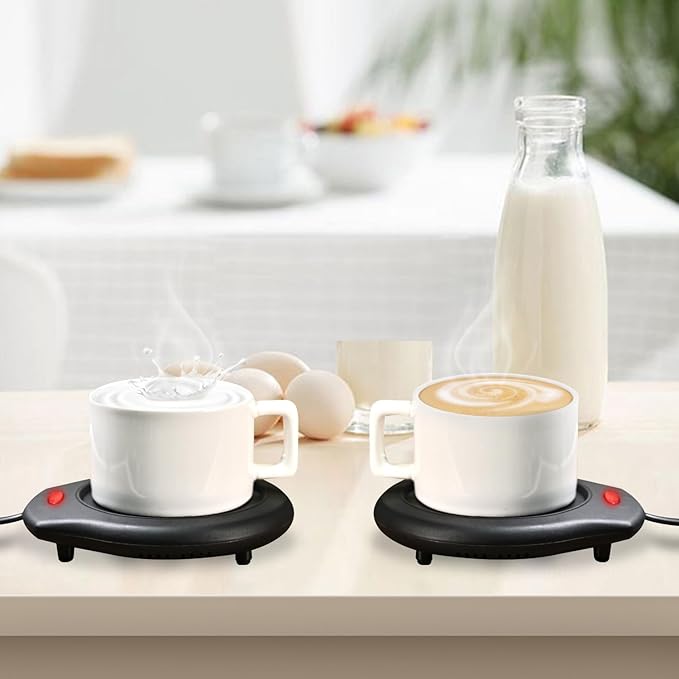 2Pcs Candle Warmer Plate and Mug Warmer for Large Jar, Safely Releases Scents Without a Flame, alternate product view 4