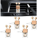 2PCS Car Diffuser Air Freshener Bottle, Refillable Empty Glass Perfume Bottles with Vent Clip, product image