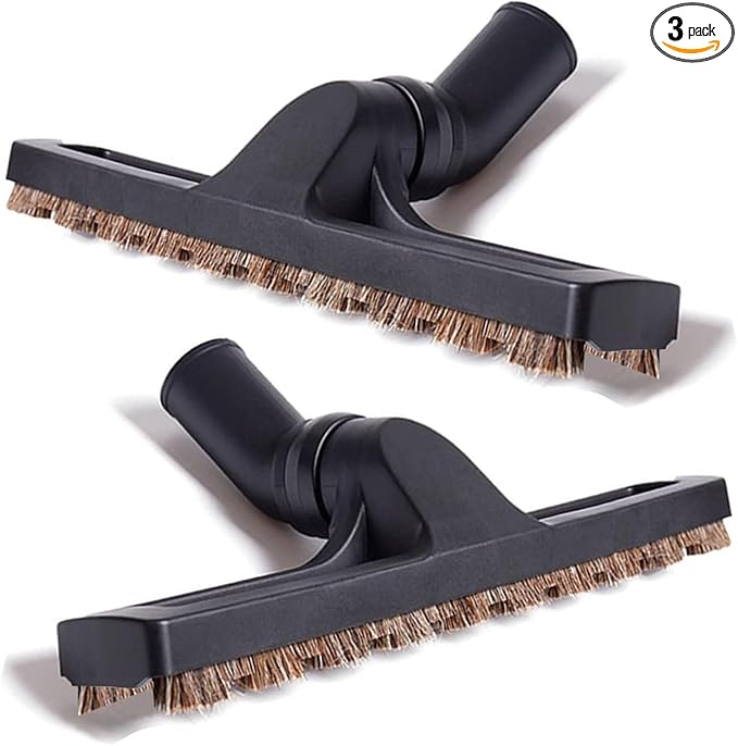 2Pcs Upgraded Vacuum Floor Brush Universal Vacuum Hardwood Brush 1 1/4 inches Durable Vacuums Hard Floor Brushes Multi Vacuum