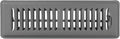 2x10 Floor Register – Storm Gray Heavy Duty Metal Floor Vent Cover for Home Floors - Premium Forced Air Vent Covers, product