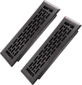 2x10 Inches 2 Pack Heavy Duty Walkable Floor Register - Easy Adjust Air Supply Lever Decorative Floor Vent Covers - Boston