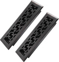 2x10 Inches 2 Pack Heavy Duty Walkable Floor Register - Easy Adjust Air Supply Lever Decorative Floor Vent Covers - Savannah