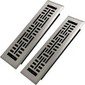 2x10 Inches 2 Pack Heavy Duty Walkable Floor Register Easy Adjust Air Supply Lever Floor Vents - Seattle Design - Vent Cover