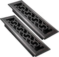 2x10 Inches Air Floor Vents Register Ease Adjust Air Flow Savannah Design-Heavy Duty Walkable Steel Decorative Vent Covers