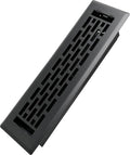 2x10 Inches Heavy Duty Walkable Floor Register - Easy Adjust Air Supply Lever Decorative Floor Vent Covers - Boston Design
